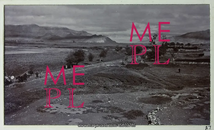 : British Military Campaign to Tibet - view towards Tsichen : British Military Campaign to Tibet - view towards Tsichen