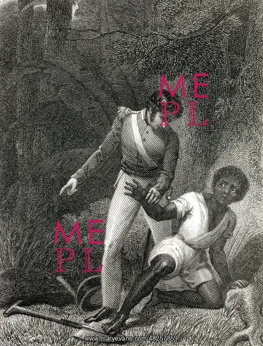  : British Military Officer and His Slave