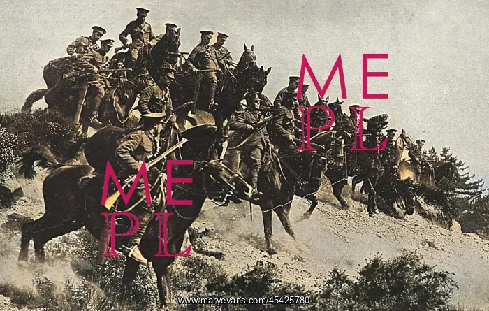 : British mounted troops, WW1 : British mounted troops, WW1