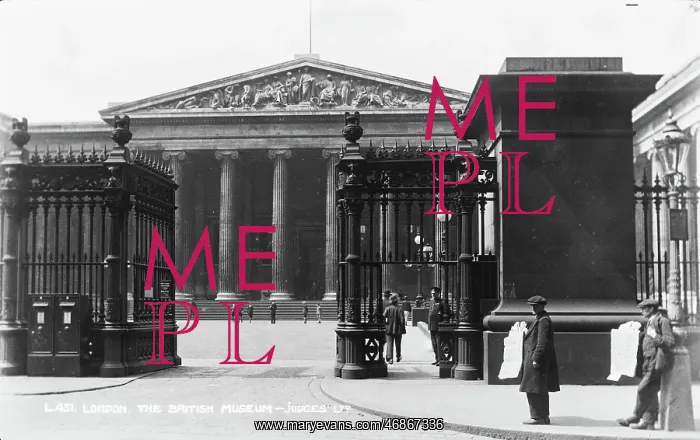 : The British Museum Entrance : The British Museum Entrance
