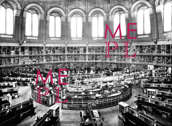 : British Museum - reading room : British Museum - reading room