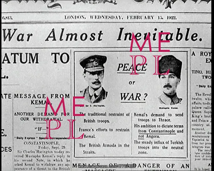 : British Newspaper Cover Warning Of Potential : British Newspaper Cover Warning Of Potential
