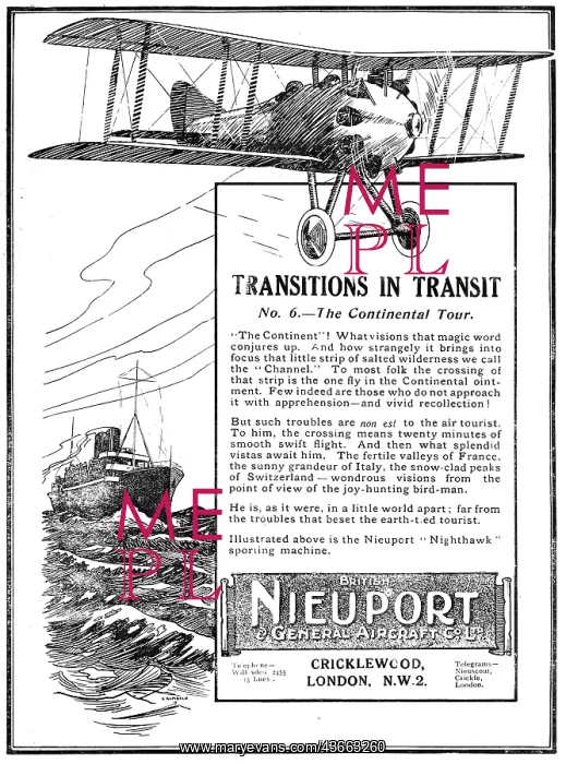 : British Nieuport Aircraft - Transitions In Transit : British Nieuport Aircraft - Transitions In Transit