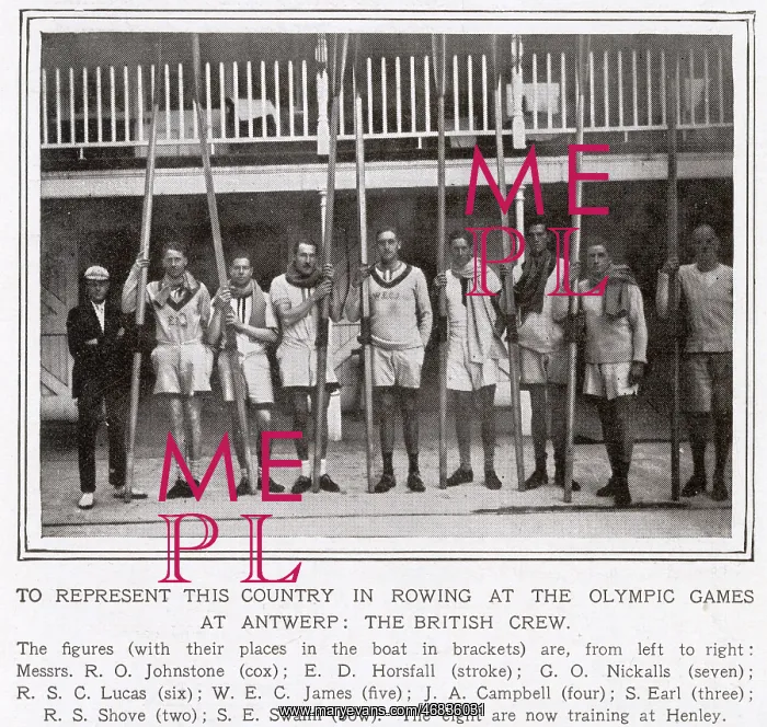 : British Olympic rowing crew : British Olympic rowing crew