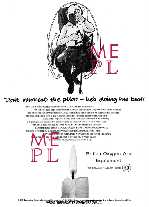 : British Oxygen Aro Equipment For Aircraft AirCon Systems : British Oxygen Aro Equipment For Aircraft AirCon Systems
