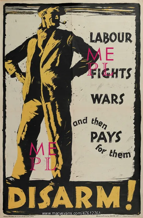 : British Peace Poster, WW1 : British Peace Poster, WW1