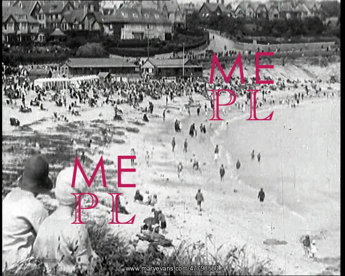 : British People Enjoying the Beach : British People Enjoying the Beach