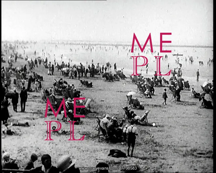 : British People Enjoying the Beach : British People Enjoying the Beach
