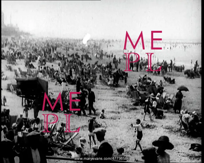 : British People Enjoying the Beach : British People Enjoying the Beach