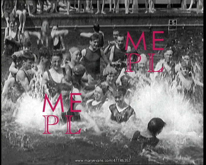 : British People Splashing and Playing In the : British People Splashing and Playing In the