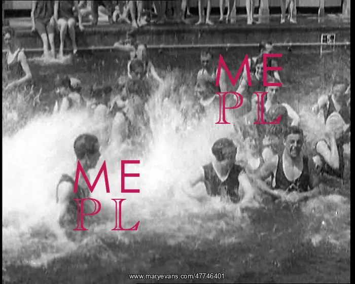 : British People Splashing and Playing In the : British People Splashing and Playing In the