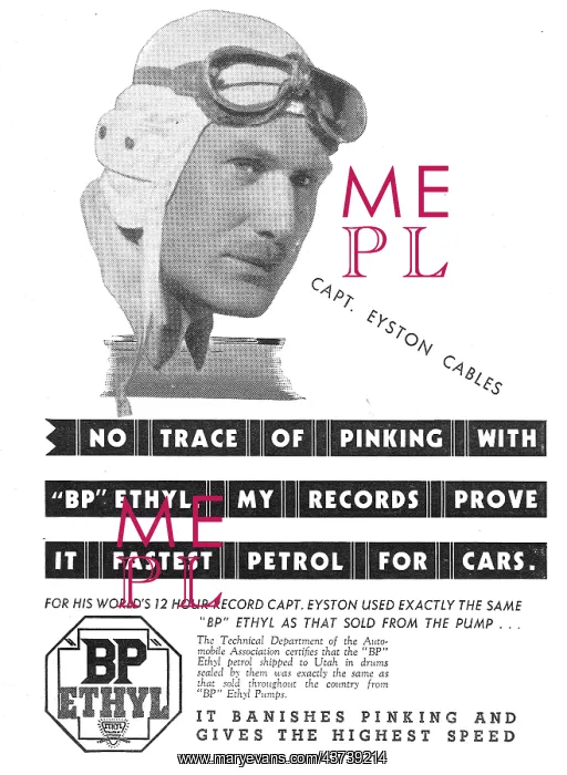 : British Petroleum BP - Capt Eyston : British Petroleum BP - Capt Eyston
