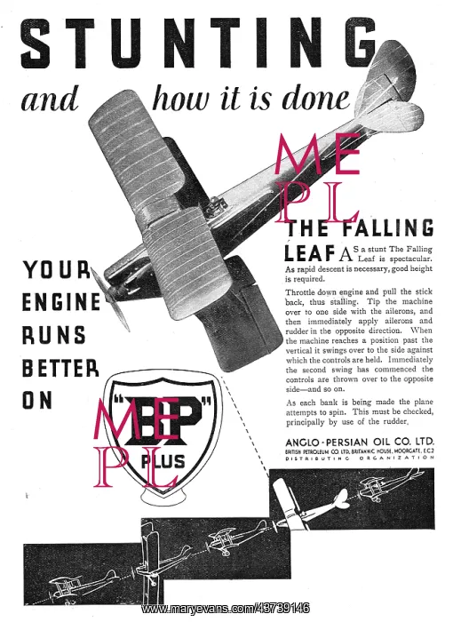 : British Petroleum BP - Stunting: The Falling Leaf : British Petroleum BP - Stunting: The Falling Leaf