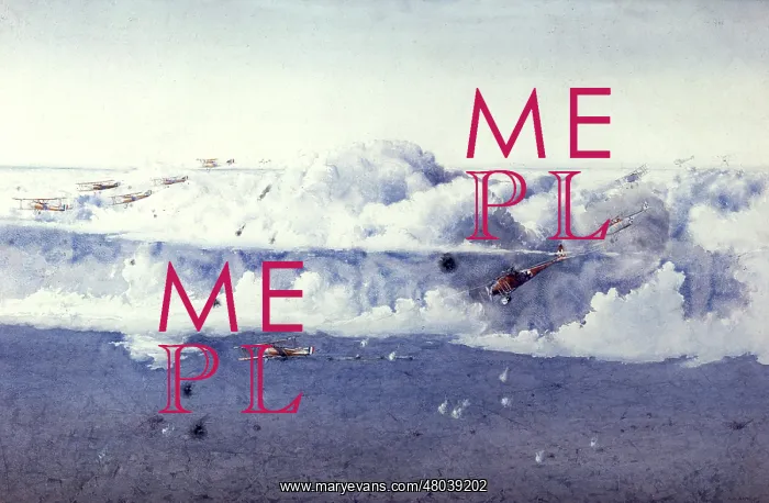 : British plane lagging behind, WW1 : British plane lagging behind, WW1