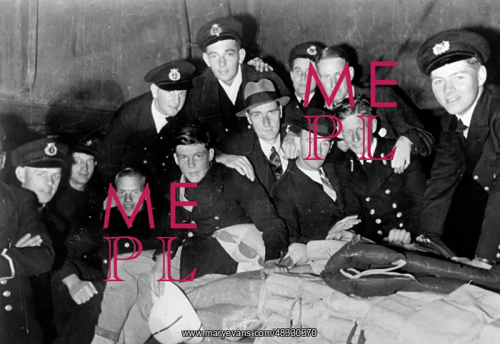 : British prisoners on board a German blockade runner, 1941 : British prisoners on board a German blockade runner, 1941