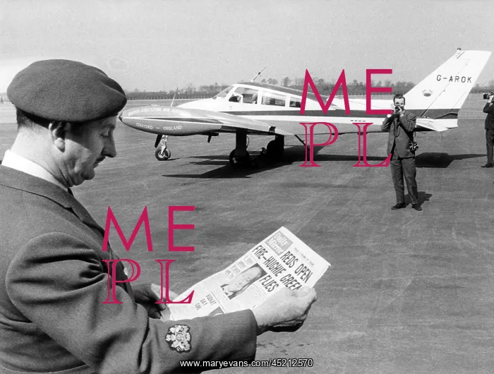 : British private jet with moderator Hughie Green fired at by : British private jet with moderator Hughie Green fired at by
