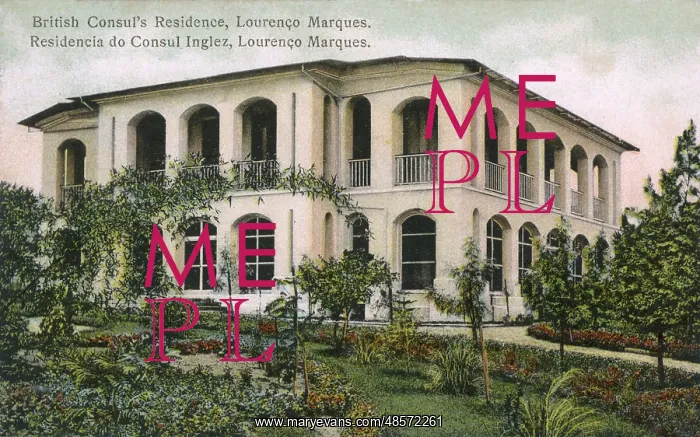 : British residence, Lourenco Marques, Mozambique, East Africa : British residence, Lourenco Marques, Mozambique, East Africa