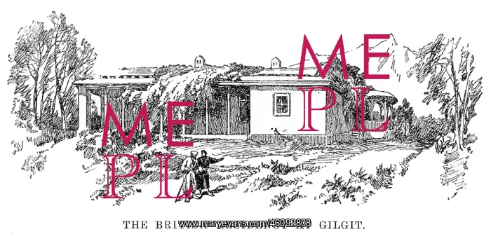 : The British residency at Gilgit 1892 : The British residency at Gilgit 1892