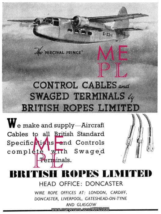 : British Ropes Control Cables & Swaged Terminals : British Ropes Control Cables & Swaged Terminals