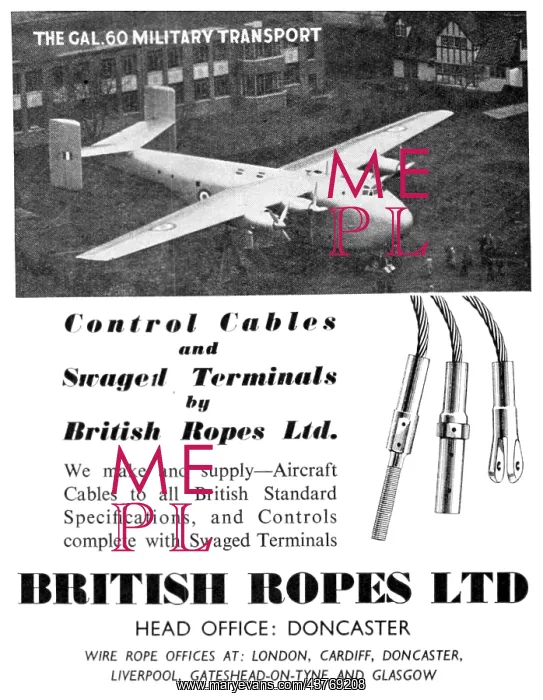 : British Ropes Control Cables & Swaged Terminals : British Ropes Control Cables & Swaged Terminals