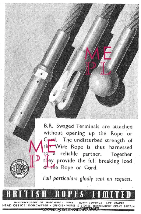 : British Ropes Doncaster Swaged Terminals : British Ropes Doncaster Swaged Terminals