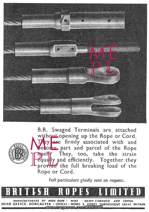 : British Ropes Swaged Terminals : British Ropes Swaged Terminals