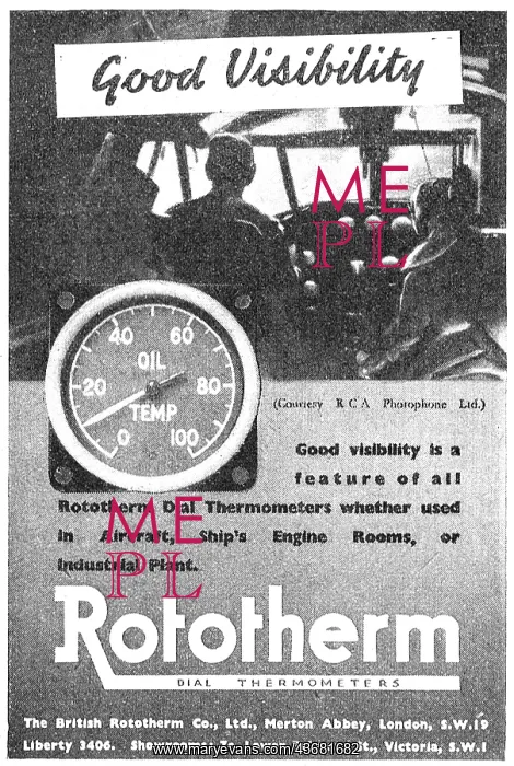 : British Rototherm Dial Thermometers : British Rototherm Dial Thermometers