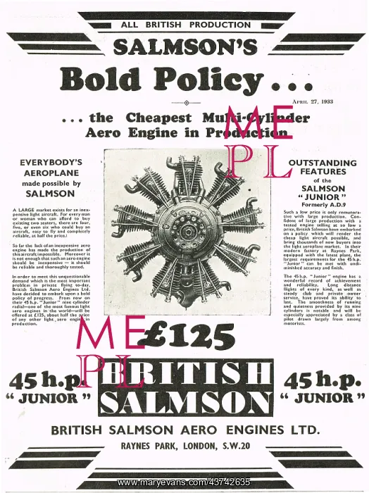 : British Salmson Bold Policy : British Salmson Bold Policy