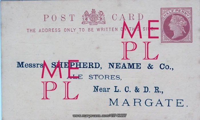 : British smaller Inland Postcard : British smaller Inland Postcard