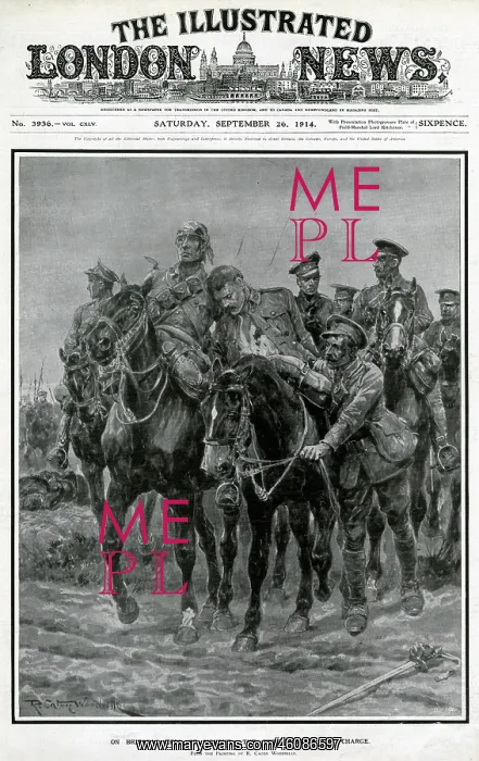 : British soldier on return from battle 1914 : British soldier on return from battle 1914