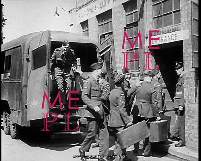 : British Soldiers Getting Out of a Van and Entering : British Soldiers Getting Out of a Van and Entering
