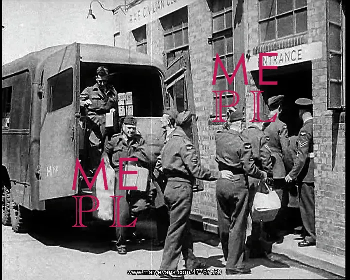 : British Soldiers Getting Out of a Van and Entering : British Soldiers Getting Out of a Van and Entering