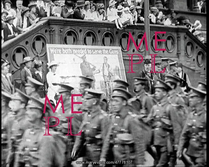 : British Soldiers Marching Past A Crowded Podium : British Soldiers Marching Past A Crowded Podium