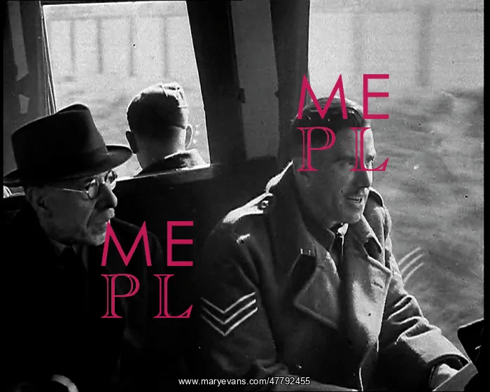 : British Soldiers Talking Happily on a Train : British Soldiers Talking Happily on a Train