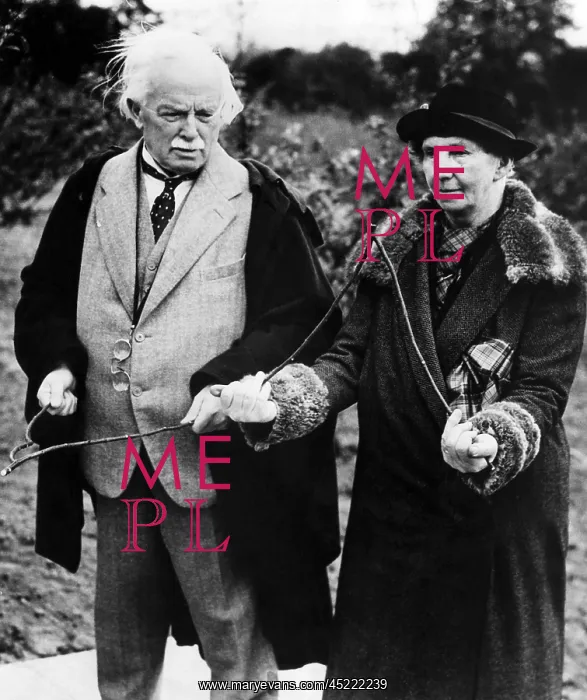 : British Statesman Lloyd George and Mrs. ? : British Statesman Lloyd George and Mrs. ?