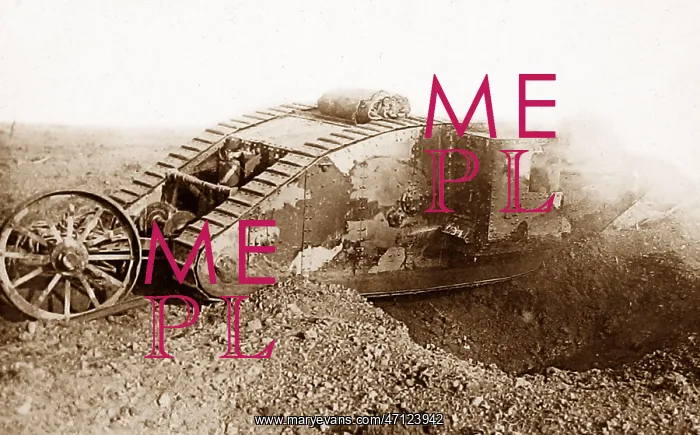  : British tank during WW1