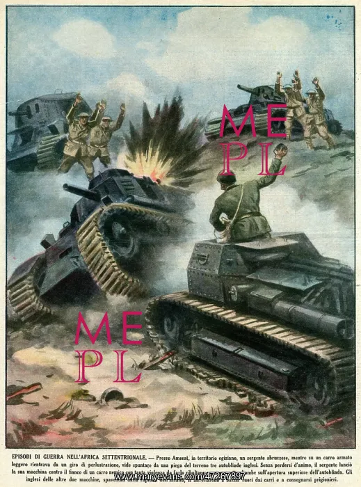 : BRITISH TANKS DESTROYED : BRITISH TANKS DESTROYED