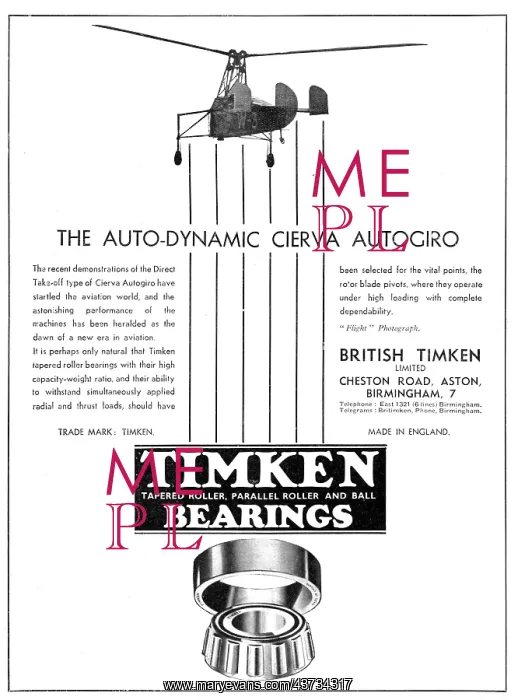 : British Timken Bearings : British Timken Bearings