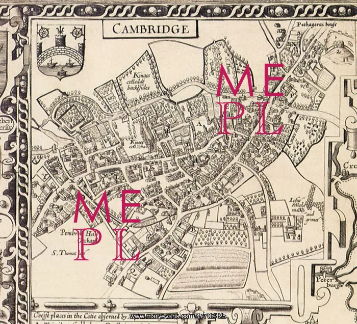 : British Town Map 1611 : British Town Map 1611