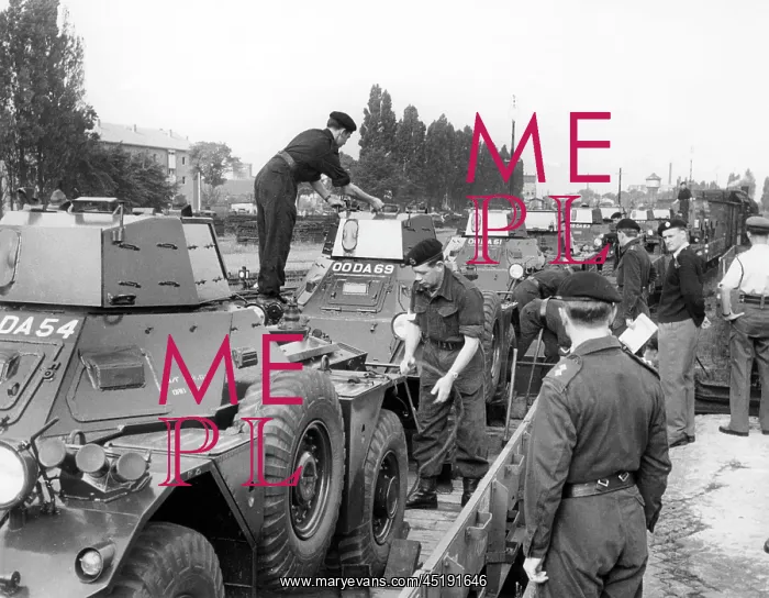 : British troops in Berlin get armoured vehicles as support : British troops in Berlin get armoured vehicles as support
