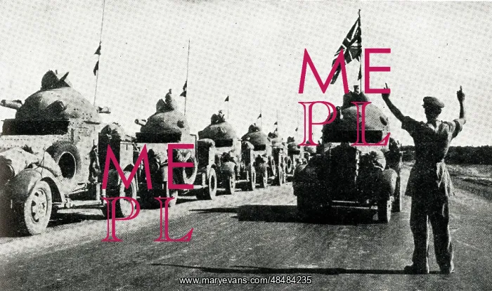 : British troops enter Teheran, Iran, WW2 : British troops enter Teheran, Iran, WW2