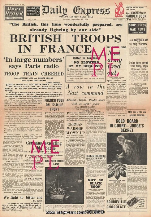 : British troops fighting in France : British troops fighting in France
