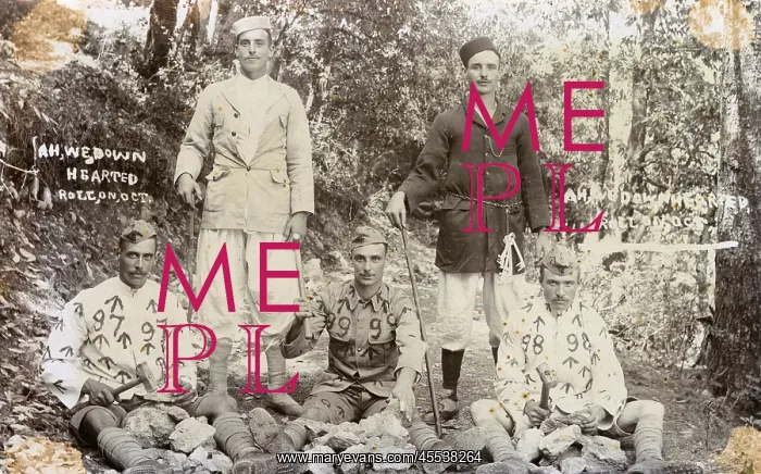 : British troops in India pretend to be rock-breaking convicts : British troops in India pretend to be rock-breaking convicts