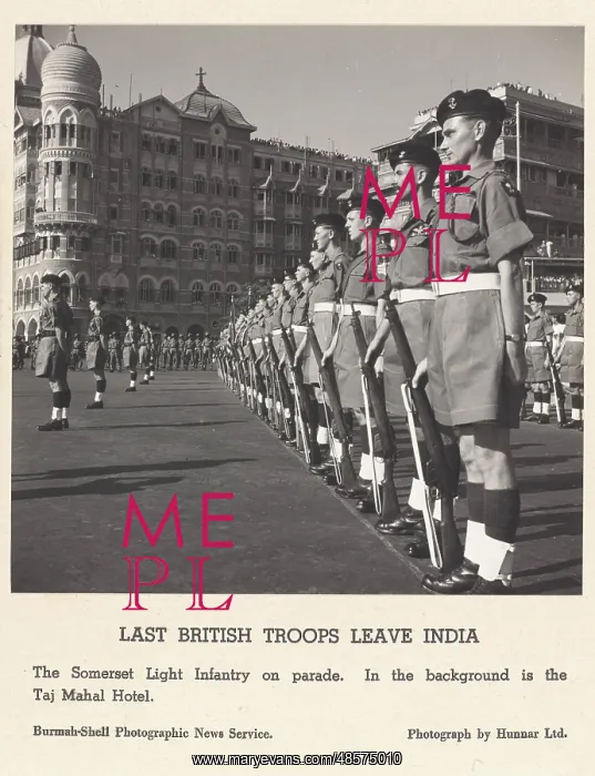 : Last British Troops Leave India : Last British Troops Leave India