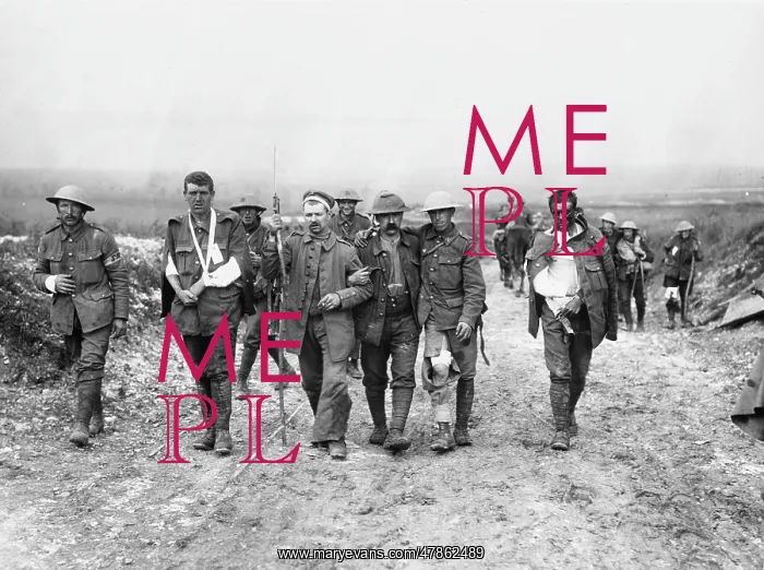 : British wounded 1916 : British wounded 1916