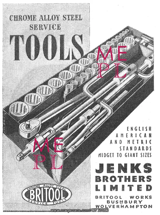 : Britool. Engineers Hand Tools For The Aircraft Industry 1949 : Britool. Engineers Hand Tools For The Aircraft Industry 1949
