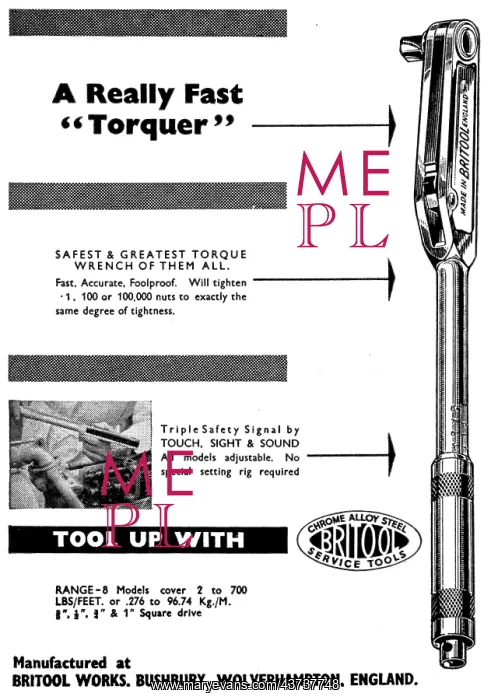 : Britool Tools For The Aircraft Industry : Britool Tools For The Aircraft Industry