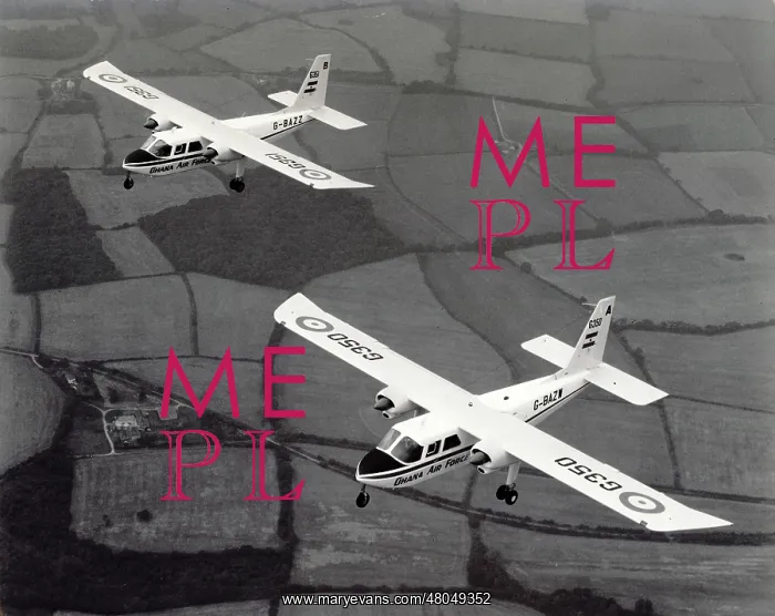 : Two Britten-Norman BN2A Islanders G350 and G351 : Two Britten-Norman BN2A Islanders G350 and G351