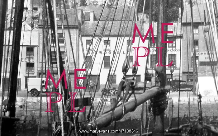  : Brixham quayside, Devon - circa 1920s