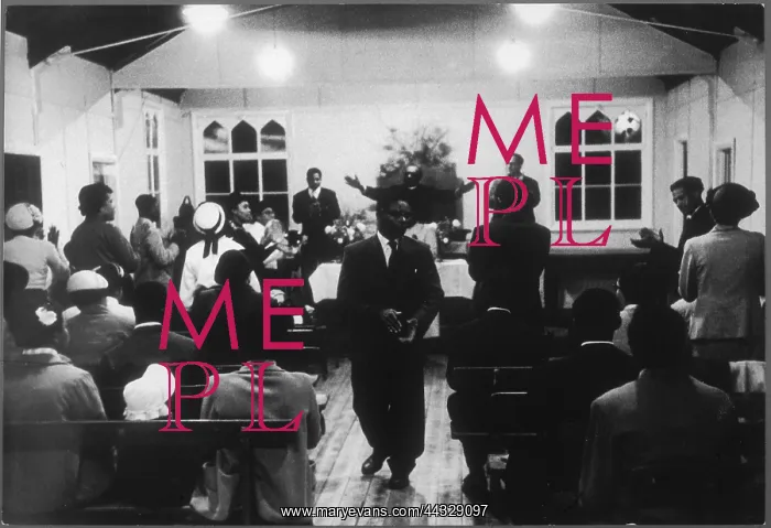 : Brixton Church Service 1955 : Brixton Church Service 1955